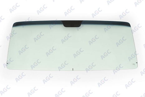 Фото MGC HYUNDAI MIGHTY 2021- Стекло ветровое Зеленое/Голубая полоса