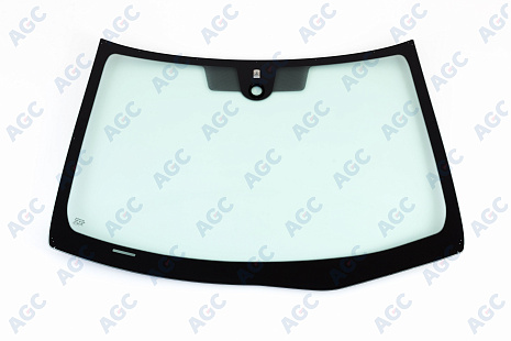Фото MGC NISSAN TIIDA 2004- Стекло ветровое Зеленое - Solar control -ДД-VIN