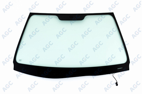 Фото MGC KIA CEED 2006- Стекло ветровое Зеленое - Solar control -С обогревом зоны дворников-VIN