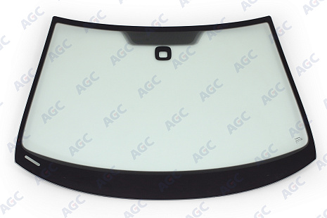 Фото NDG SKODA OCTAVIA A5 2004- Стекло ветровое Зеленое - Solar control -Место для ДД-VIN- Изм.шелк - Без молдинга