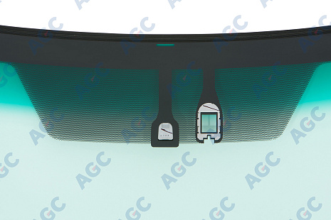 Фото MGC TOYOTA CAMRY 2011-2014 Стекло ветровое Зеленое/Зеленая полоса + Шумоизоляция -ДД-VIN-Доп.обор-Изм.шелк