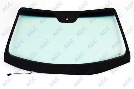 Фото MGC HYUNDAI iX55 2009- Стекло ветровое Зеленое/Голубая полоса + Solar control -С обогревом зоны дворников