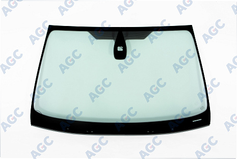Фото MGC FORD MONDEO 2009- Стекло ветровое Зеленое - Solar control -С полным обогревом-ДД-VIN-Доп.обор- Изм.шелк