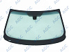 Фото MGC BMW X3 F25 2014-2017 Стекло ветровое Зеленое/Серая полоса -VIN-Изм.шелк