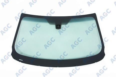 Фото MGC BMW X3 F25 2014-2017 Стекло ветровое Зеленое/Серая полоса -VIN-Изм.шелк