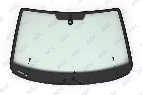 Фото MGC VOLKSWAGEN CADDY 2015- Стекло ветровое Зеленое - Solar Control -С полным обогревом-ДД-VIN-Инкапс-Изм.ДД+Шелк