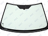 Фото NDG FORD FOCUS II 2006- Стекло ветровое Зеленое - Solar Control -С полным Обогревом-VIN - Нижний молдинг