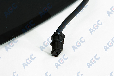 Фото MGC INFINITI EX35/QX50/J50/EL 2007- Стекло ветровое Зеленое/Голубая полоса + Solar control -С обогревом зоны дворников -ДД-VIN-Инкапс