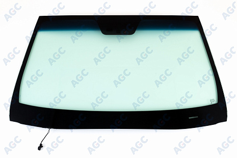Фото MGC HYUNDAI SANTA FE 2012-2018 Стекло ветровое Зеленое/Голубая полоса + Шумоизоляция -С обогревом зоны дворников -ДД-Датч.влажн-VIN