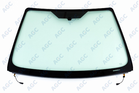 Фото MGC FORD FOCUS II 2006- Стекло ветровое Зеленое - Solar control -С полным обогревом-VIN-Доп.обор
