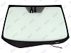 Фото MGC HONDA CRV 2015- Стекло ветровое Зеленое - Solar control -С обогревом зоны дворников -ДД-VIN