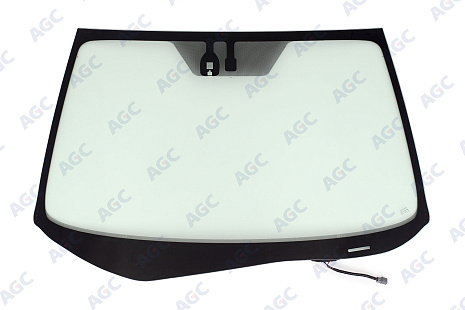 Фото MGC HONDA CRV 2015- Стекло ветровое Зеленое - Solar control -С обогревом зоны дворников -ДД-VIN