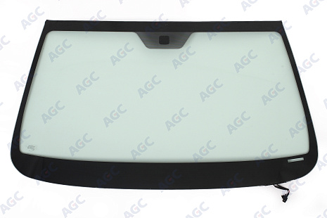 Фото MGC GEELY EMGRAND X7/GX7/SX7/EX7 2019- Стекло ветровое Зеленое - Solar Control -С обогревом зоны дворн - VIN -Доп.обор - Инкапс