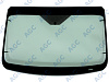 Фото MGC FORD TRANSIT V363 выс. 2014- Стекло ветровое Зеленое - Solar control -С полным обогревом-VIN- Держ.зерк- Инкапс