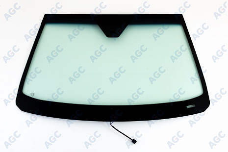 Фото MGC CHEVROLET CAPTIVA/OPEL ANTARA 2006- Стекло ветровое Зеленое/Голубая полоса + Solar control -С обогревом зоны дворников-ДД-VIN- Изм.шелк