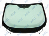 Фото MGC FORD KUGA 2012- Стекло ветровое Зеленое + Шумоизоляция -С полным обогревом-VIN-Инкапс