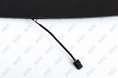 Фото AGC NISSAN PATROL Y62/ INFINITI QX56 2010- Стекло ветровое Зеленое/Голубая полоса -С обогревом зоны дворников-ДД-VIN