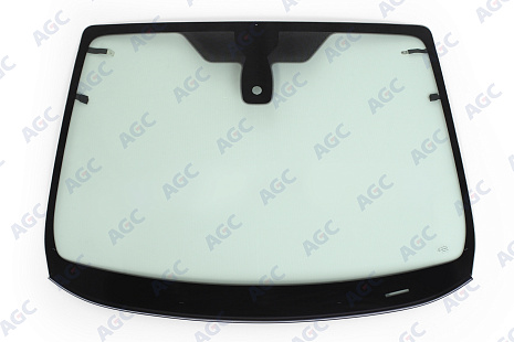 Фото MGC FORD FIESTA VI 3D-5D ХБ 2013-2019 Стекло ветровое Зеленое + Шумоизоляция -С полным обогревом-ДД круглый-VIN-Доп.обор- Изм.шелк