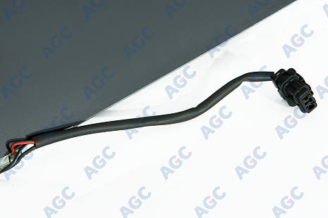 Фото AGC NISSAN PATROL Y62/ INFINITI QX56 2010- Стекло ветровое Зеленое/Голубая полоса -Кам -С обогревом зоны дворников-ДД-VIN