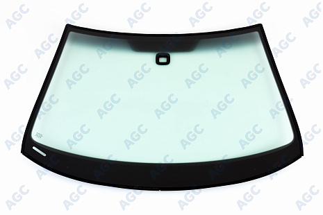 Фото MGC SKODA OCTAVIA A5 2004- Стекло ветровое Зеленое/Серая полоса + Solar control -ДД-VIN-Инкапс- Изм.шелк