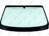 Фото БЕЗ РГ! BMW X3 E83 2003-2010 Стекло ветровое Зеленое - Solar control -VIN-Доп.обор