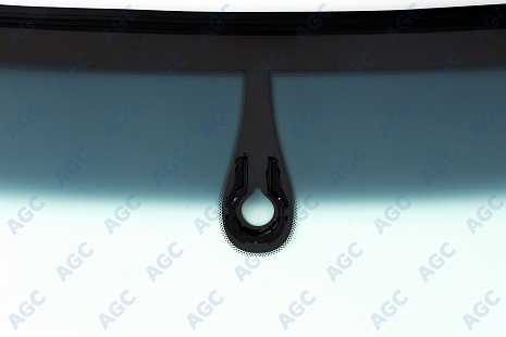 Фото MGC AUDI A3 2003-2013 Стекло ветровое Зеленое/Серая полоса + Solar control -ДД-VIN-Доп.обор- Изм.шелк