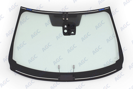 Фото MGC NISSAN QASHQAI P32S 2014-2018 Стекло ветровое Зеленое + Шумоизоляция -Кам-С полным обогревом-ДД-Инкапс