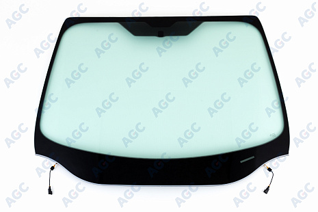 Фото MGC FORD FOCUS III 2011- Стекло ветровое Зеленое - Solar control -С полным обогревом-VIN-Доп.обор-Изм.шелк