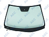 Фото MGC KIA CEED 2010- Стекло ветровое Зеленое -С обогревом зоны дворников-VIN- Изм.шелк