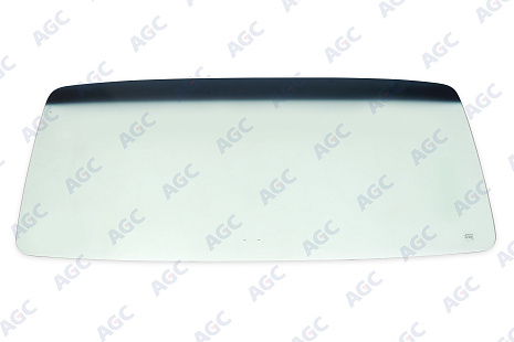 Фото MGC HYUNDAI HD72/HD78/HD65/ MIGHTY 1999- Стекло ветровое Зеленое/Голубая полоса