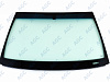 Фото MGC OPEL VECTRA C/SIGNUM 2002- Стекло ветровое Зеленое/Голубая полоса + Solar control -VIN-Доп.обор