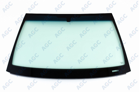 Фото MGC OPEL VECTRA C/SIGNUM 2002- Стекло ветровое Зеленое/Голубая полоса + Solar control -VIN-Доп.обор