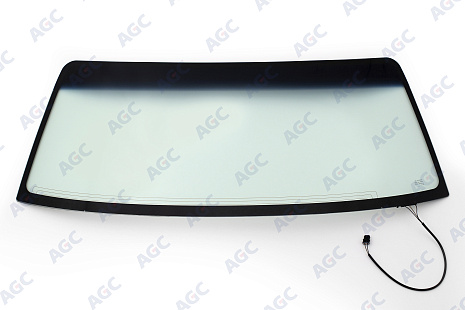 Фото MGC NISSAN PATROL GR Y61 98- Стекло ветровое Зеленое -С обогревом зоны дворников