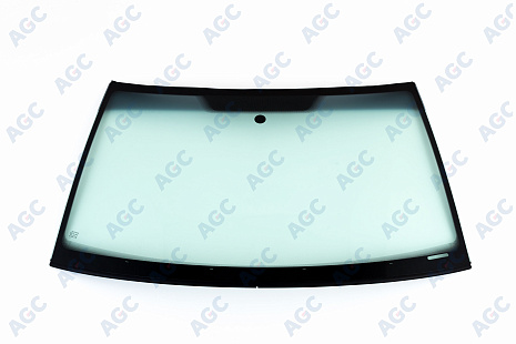 Фото MGC SKODA FABIA 2007/ROOMSTER 2006- Стекло ветровое Зеленое/Серая полоса + Solar control -VIN-Доп.обор