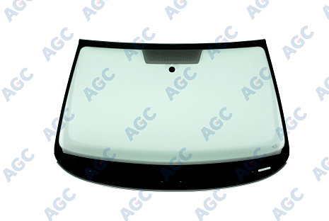 Фото Sisecam SKODA OCTAVIA A7 2013- Стекло ветровое Зеленое - Solar control -VIN-Верх.молд (Инкапс) + ниж.молд - Изм.шелк