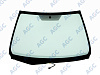 Фото MGC TOYOTA COROLLA 2012- Стекло ветровое Зеленое + Шумоизоляция -С обогревом зоны дворников-Инкапс-Из.разм