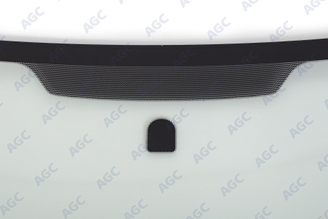 Фото NDG OPEL ASTRA J 2009- Стекло ветровое Зеленое - Solar Control -VIN - Нижний молдинг