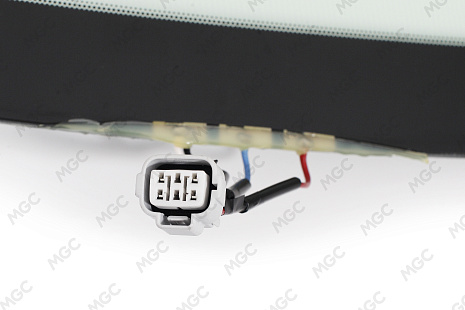 Фото MGC TOYOTA LANDCRUISER J200 2015- Стекло ветровое Зеленое/Голубая полоса -Шелк под Кам -С полным обогревом+обогрев зоны дворников - Шелк для ДД-VIN-Изм.шелк
