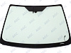 Фото NDG FORD FOCUS II 2006- Стекло ветровое Зеленое - Solar Control -С полным Обогревом-VIN - Нижний молдинг
