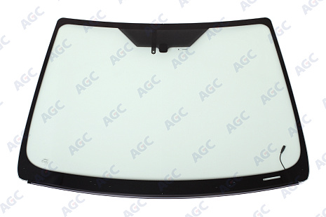Фото NDG FORD FOCUS II 2006- Стекло ветровое Зеленое - Solar Control -С полным Обогревом-VIN - Нижний молдинг