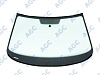Фото MGC SKODA OCTAVIA A7 2013- Стекло ветровое Зеленое - Solar control -VIN-Верх.молд (Инкапс) + ниж.молд