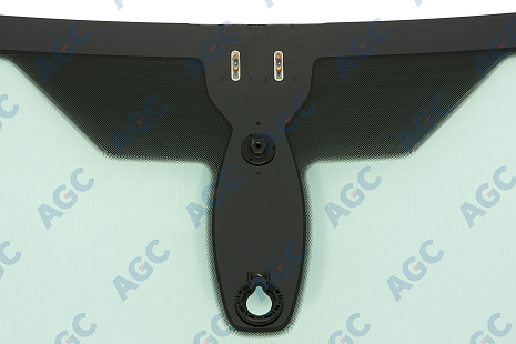 Фото MGC FORD FOCUS III 2011- Стекло ветровое Зеленое - Solar control -С полным обогревом-ДД-VIN-Доп.обор-Изм.шелк