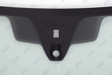 Фото Sisecam RENAULT DUSTER 2021- Стекло ветровое Зеленое - Solar Control -С полным обогревом-ДД-VIN-Изм.держ.зерк