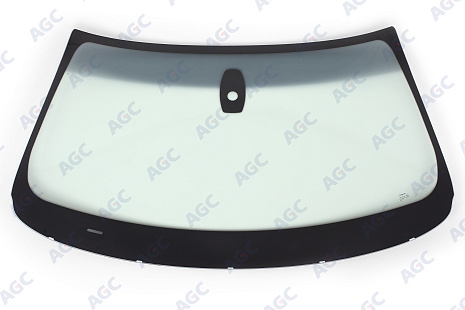 Фото NDG BMW X6 E71 2008-2009 Стекло ветровое Зеленое/Серая полоса + Solar control -Место для ДД-VIN