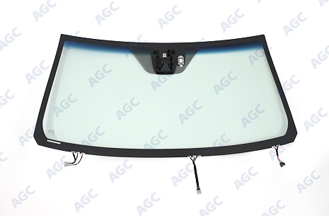 Фото MGC TOYOTA LANDCRUISER J200 2015- Стекло ветровое Зеленое/Голубая полоса + Шумоизоляция - Кам -С полным обогревом+зоны дворников- ДД- VIN-Изм.шелк