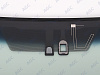 Фото MGC TOYOTA LANDCRUISER 150 PRADO 2009- Стекло ветровое Зеленое/Голубая полоса + Шумоизоляция -Ант-С обогревом зоны дворников-ДД-Инкапс-Изм.шелк