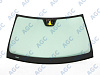 Фото MGC MERCEDES C-CLASS W204 2007- Стекло ветровое Зеленое - Solar control -Кам -Изм.ДД-VIN-Инкапс-Изм.шелк