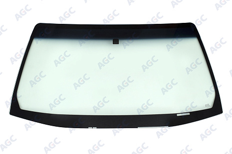 Фото MGC HONDA CR-V 2004- Стекло ветровое Зеленое/Голубая полоса + Solar control -VIN-Изм.держ.зерк