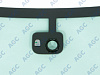 Фото AGC NISSAN X-TRAIL 2007- Стекло ветровое Зеленое -ДД-Изм.шелк
