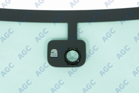 Фото AGC NISSAN X-TRAIL 2007- Стекло ветровое Зеленое -ДД-Изм.шелк